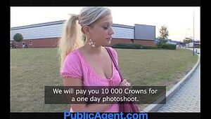 PublicAgent Natally shows me more than just her big boobs outdoors.