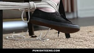 PunishTeens - Cute Goth Girl Charlotte Sartre k. & Fucked In Ass