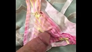 XS friends wife’s panties from her laundry basket.