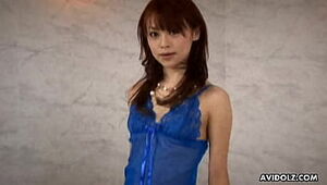 Japanese chick, Miina Yoshihara sucks dick, uncensored